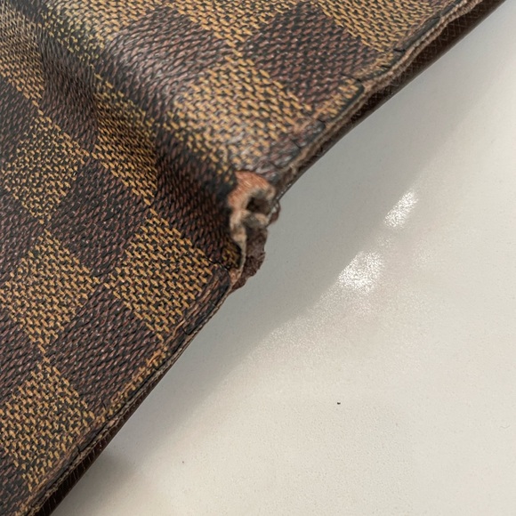 Louis Vuitton Damier brown leather wallet - Picture 6 of 9
